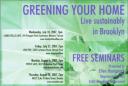 Sustainable Home Design Seminars coming to Brooklyn! 