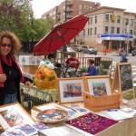 Cortelyou Rd. Park: F.A.S.T. Art Show organized by Susan Siegel
