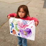 Cortelyou Rd. Park: showing off work of art!