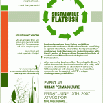 Sustainable Flatbush Event 3 - Urban Permaculture