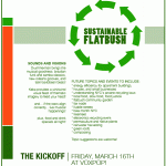Sustainable Flatbush Kickoff Event