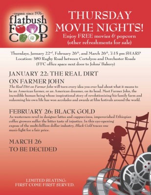 coopmovienights Flatbush Food Coop presents Thursday Movie Nights!