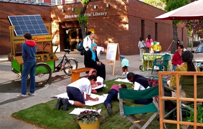 Visualization: PowerBike at Park(ing) Day